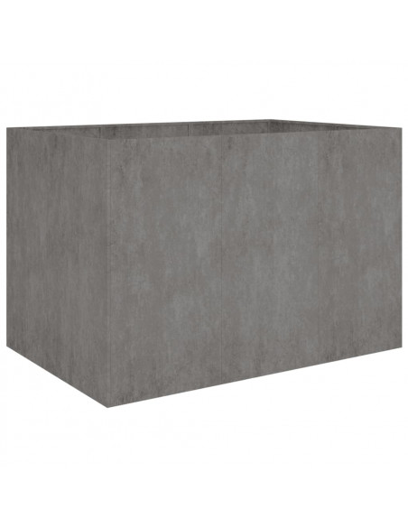 Fioriera Rialzata da Giardino 120x80x80 cm in Acciaio Corten