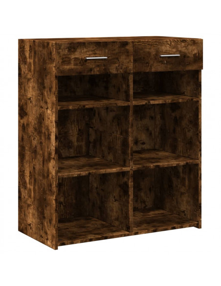 Credenza Rovere Sonoma 80x42,5x93 cm in Legno Multistrato