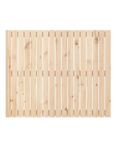 Testiera da Parete 108x3x90 cm in Legno Massello di Pino