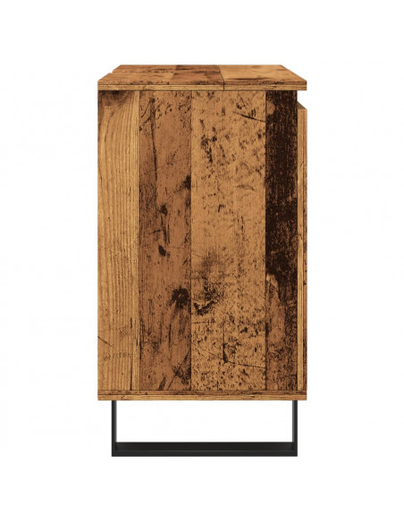 Mobile da Bagno Legno Vecchio 58x33x60 cm in Truciolato