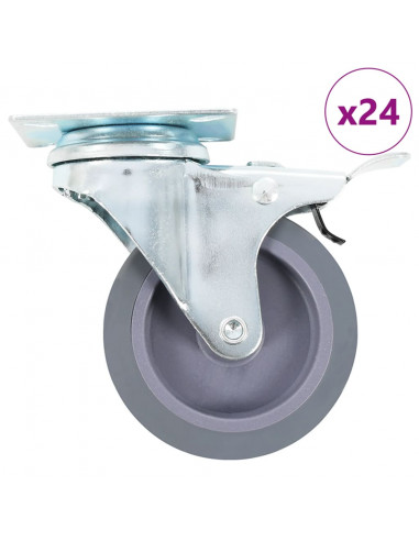 Ruote Girevoli 24 pz 75 mm