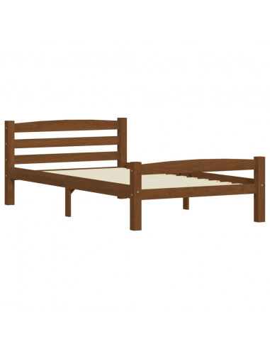 Giroletto Marrone Miele in Legno Massello di Pino 100x200 cm