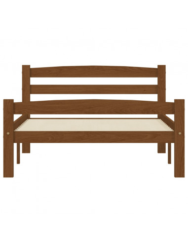 Giroletto Marrone Miele in Legno Massello di Pino 100x200 cm