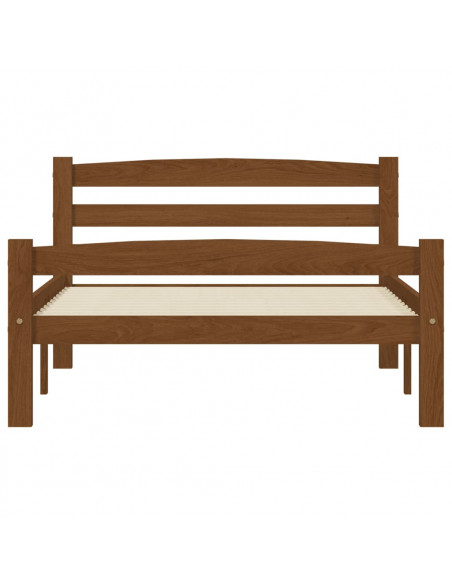 Giroletto Marrone Miele in Legno Massello di Pino 100x200 cm