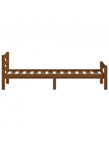 Giroletto Marrone Miele in Legno Massello di Pino 100x200 cm