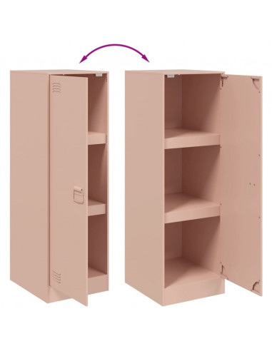 Credenza Rosa 34,5x39x107 cm in Acciaio