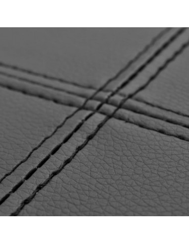 Panchina in Pelle Artificiale di Alta Qualità Nera