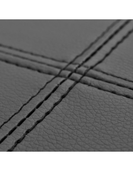 Panchina in Pelle Artificiale di Alta Qualità Nera