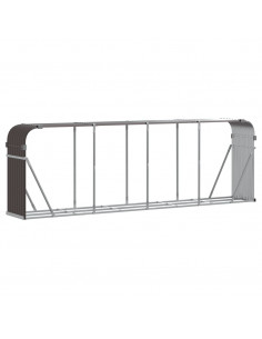 Portaceppi Marrone 300x45x100 cm in Acciaio Zincato 2