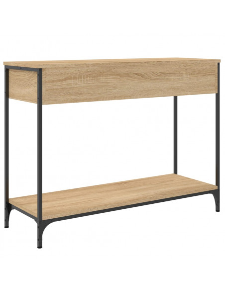 Tavolino Consolle Rovere Sonoma 100x34,5x75cm Legno Multistrato