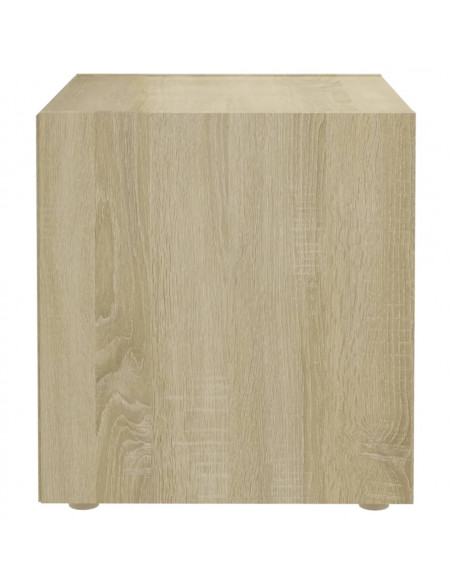 Mobile Porta TV Rovere Sonoma 37x35x37 cm in Legno Multistrato