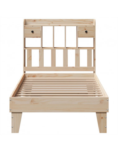 Giroletto senza Materasso 100x200 cm in Legno Massello di Pino