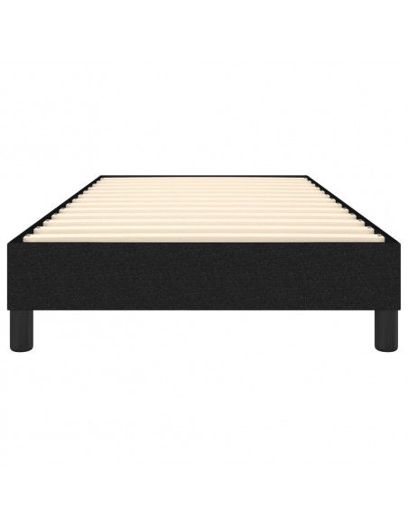 Giroletto a Molle Nero 90x200 cm in Tessuto