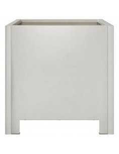 Fioriere da Giardino 2 pz 30x30x30 cm in Acciaio Inossidabile 2