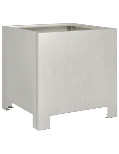 Fioriere da Giardino 2 pz 30x30x30 cm in Acciaio Inossidabile