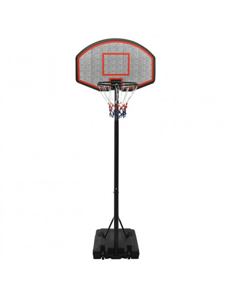 Supporto per Pallacanestro Nero 237-307 cm Polietilene
