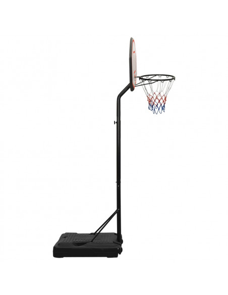 Supporto per Pallacanestro Nero 237-307 cm Polietilene