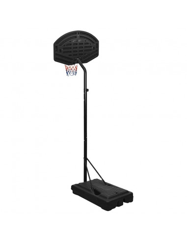 Supporto per Pallacanestro Nero 237-307 cm Polietilene