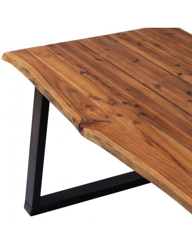 Tavolo da Pranzo 170x90x75 cm in Legno Massello Acacia