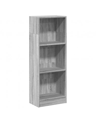 Libreria Grigio Sonoma 40x24x109 cm in Truciolato