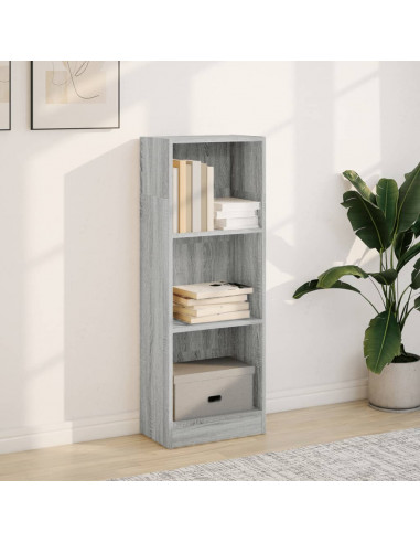Libreria Grigio Sonoma 40x24x109 cm in Truciolato