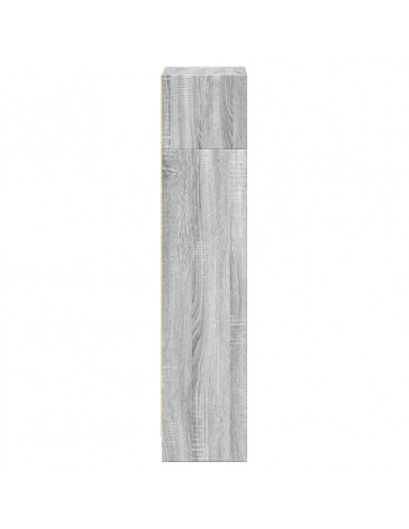 Libreria Grigio Sonoma 40x24x109 cm in Truciolato
