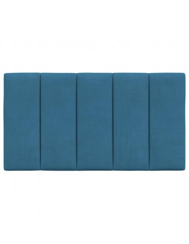 Cuscino Testiera Hanko Blu 80 cm in Velluto