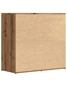 Credenza Rovere Artigianale 80x36x75 cm in Truciolato 2