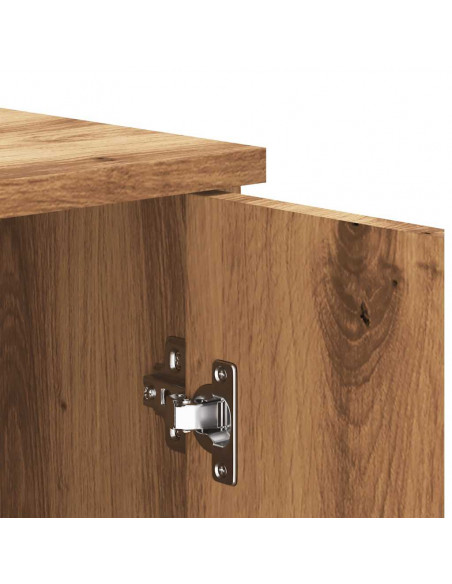 Credenza Rovere Artigianale 80x36x75 cm in Truciolato