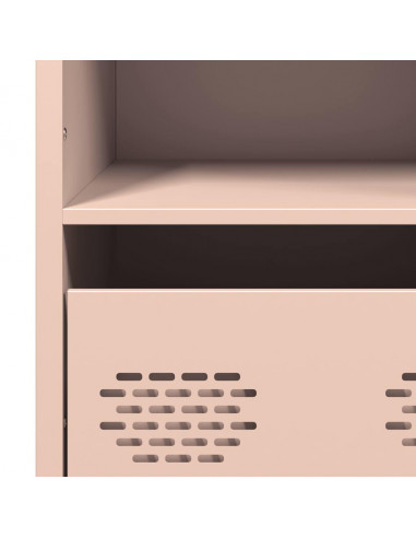 Credenza Rosa 68x39x103,5 cm in Acciaio