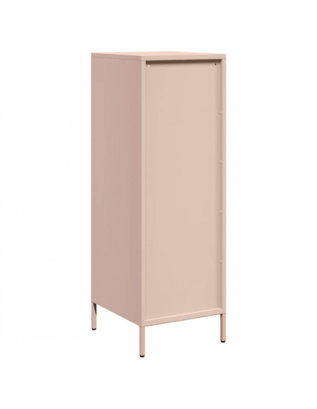 Credenza Rosa 39x35x103,5 cm in Acciaio