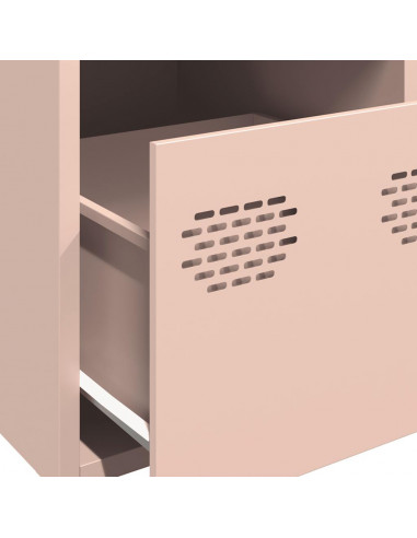 Credenza Rosa 39x35x103,5 cm in Acciaio