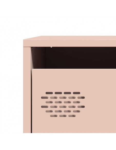 Credenza Rosa 39x35x103,5 cm in Acciaio