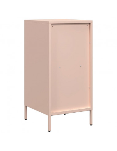 Credenza Rosa 35x39x73,5 cm in Acciaio Laminato a Freddo