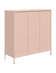 Credenza Rosa 101,5x39x103,5 cm in Acciaio 2