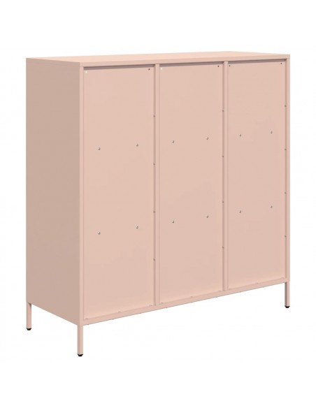 Credenza Rosa 101,5x39x103,5 cm in Acciaio