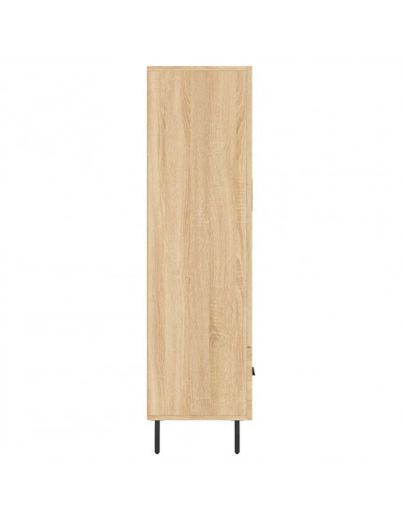 Credenza Rovere Sonoma 69,5x31x115 cm in Legno Multistrato