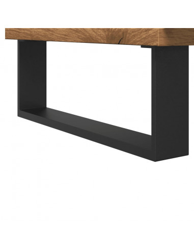 Mobiletto da Bagno Rovere Artigianale 80x33x60 cm in Truciolato