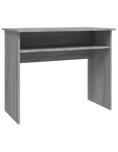 Scrivania Grigio Sonoma 90x50x74 cm in Legno Multistrato