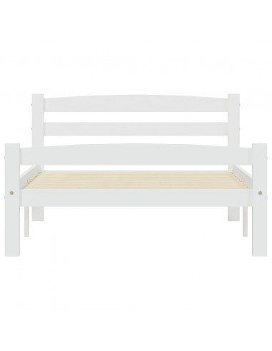 Giroletto Bianco in Legno Massello di Pino 90x200 cm