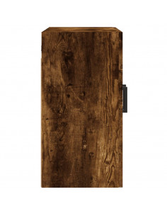 Armadietto a Muro Rovere Fumo 60x31x60 cm in Legno Multistrato