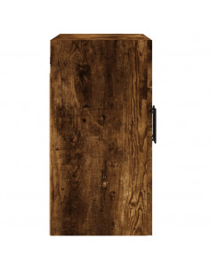 Armadietto a Muro Rovere Fumo 60x31x60 cm in Legno Multistrato