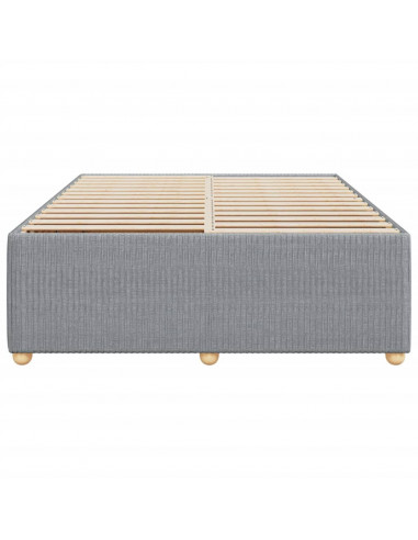 Giroletto senza Materasso Grigio Chiaro 140x200 cm Tessuto