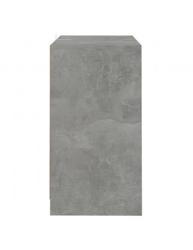Credenza Grigio Cemento 70x41x75 cm in Truciolato