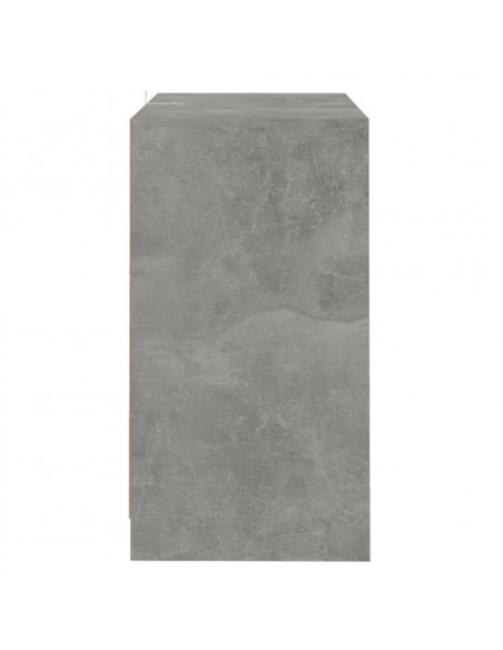 Credenza Grigio Cemento 70x41x75 cm in Truciolato
