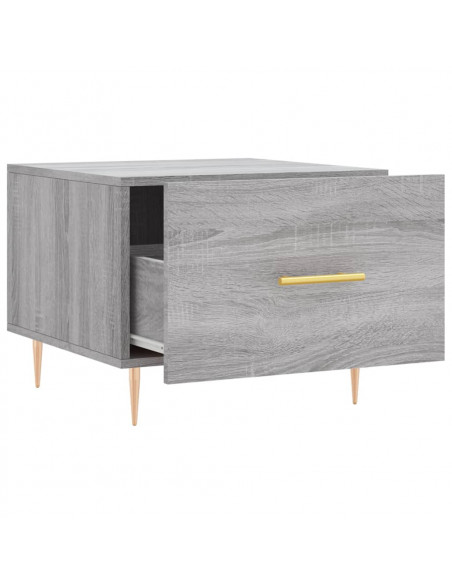 Tavolini Salotto 2pz Grigio Sonoma 50x50x40cm Legno Multistrato