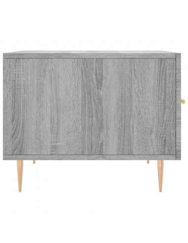 Tavolini Salotto 2pz Grigio Sonoma 50x50x40cm Legno Multistrato