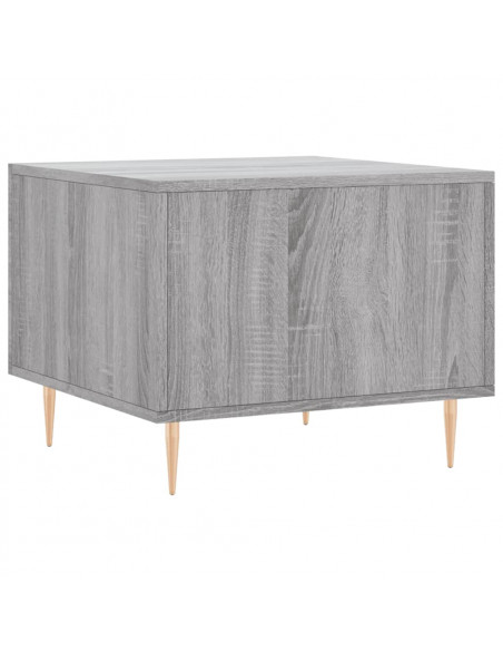Tavolini Salotto 2pz Grigio Sonoma 50x50x40cm Legno Multistrato