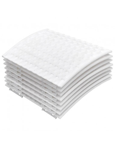 Gonna per Albero di Natale Bianca Ø65x23 cm in Plastica