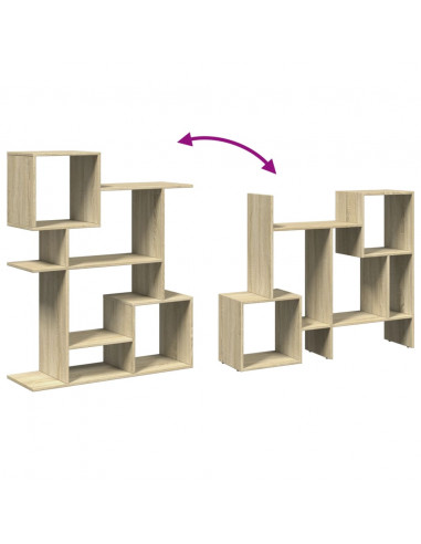 Libreria Divisorio Rovere Sonoma 92x29x112 cm in Truciolato